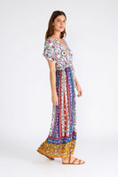 Multi Floral Print Maxi