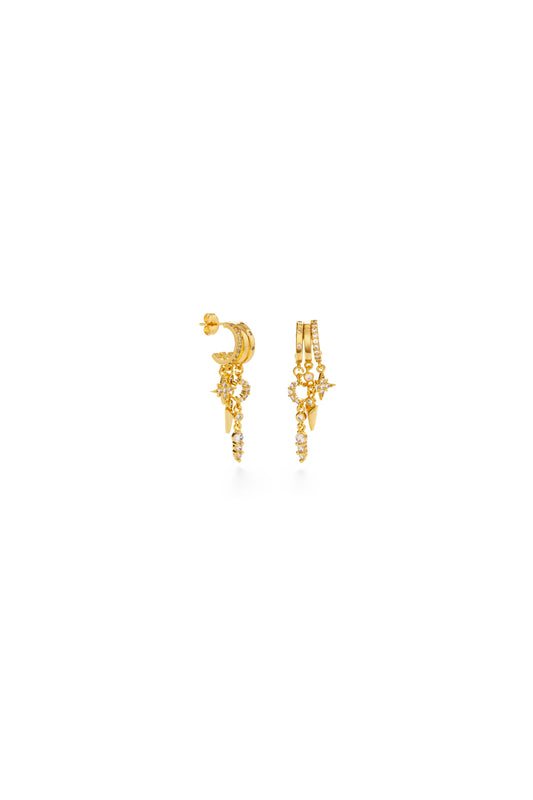 Mystic Moon Earring Stack