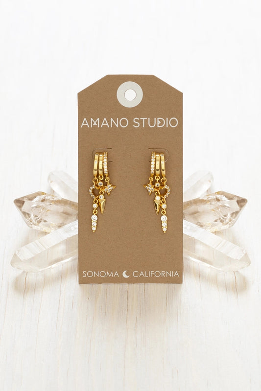 Mystic Moon Earring Stack