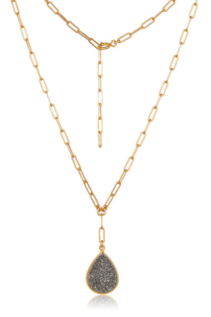 Galaxy Druzy Necklace