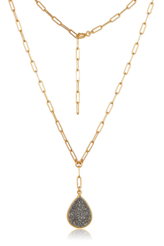 Galaxy Druzy Necklace