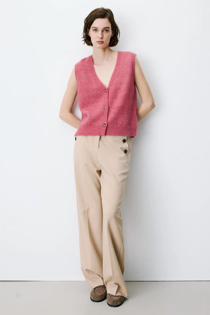 Nars Sleeveless V-Neck Cardigan