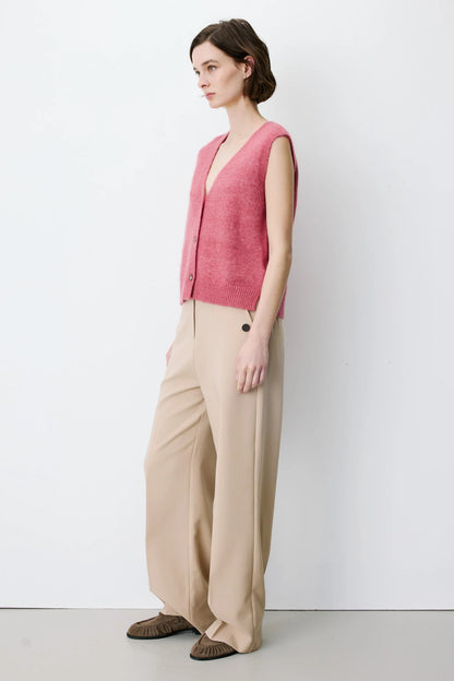 Nars Sleeveless V-Neck Cardigan