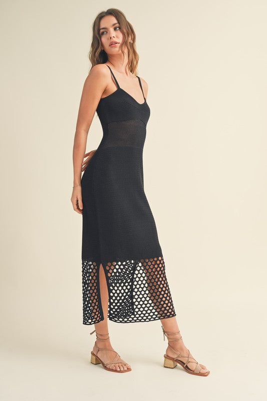 Net Knitted Dress
