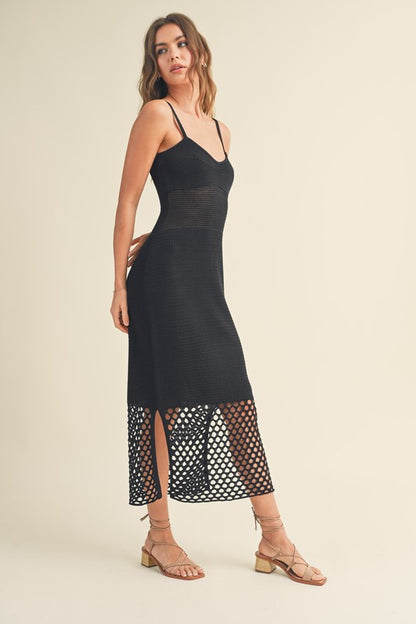 Net Knitted Dress
