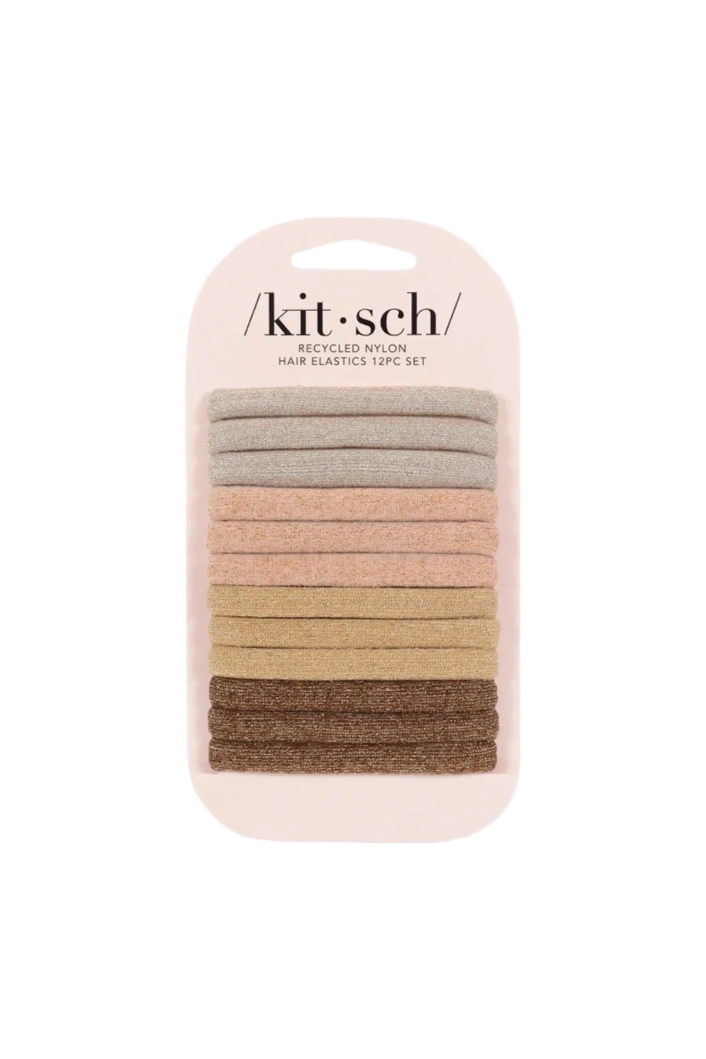 Neutral Glitter Medium Elastics