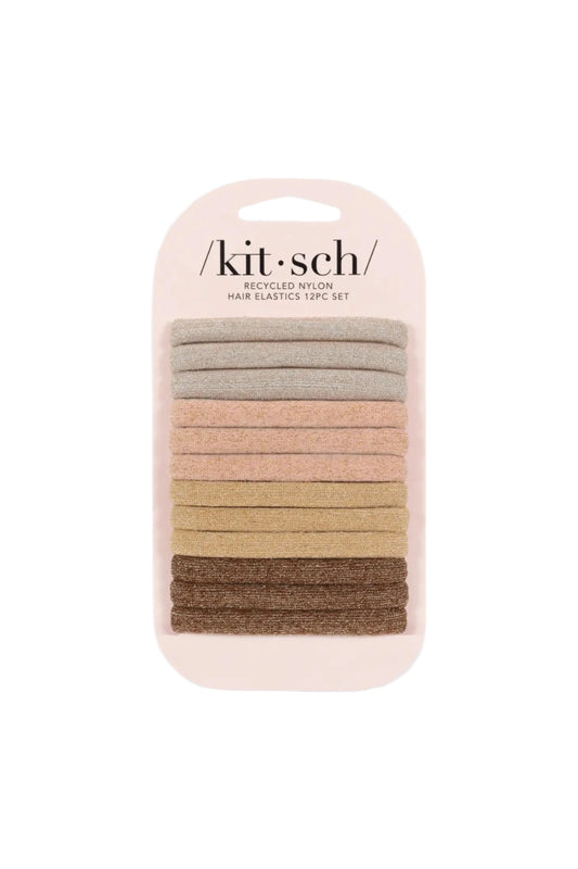 Neutral Glitter Medium Elastics