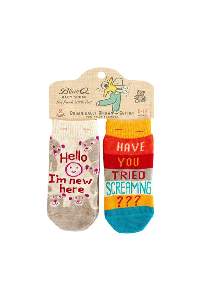 New Here/Screaming??? Baby Socks