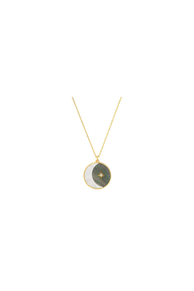 Nightmood Crescent Pendant Necklace