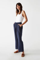 Nolan Pull On Linen Pant