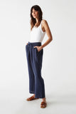 Nolan Pull On Linen Pant