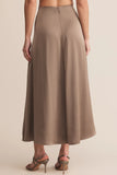 Northpointe Satin Midi Skirt