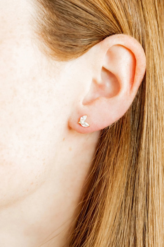Nova Screwback Studs Gold