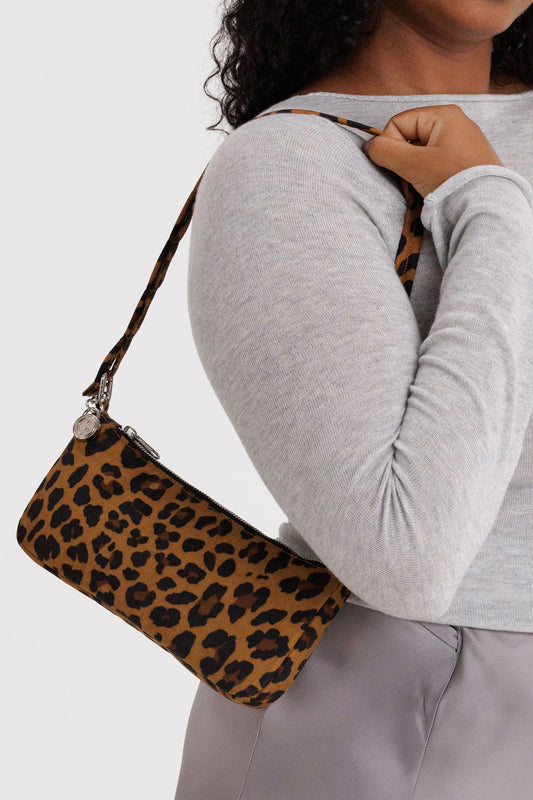 Nylon Pochette Leopard