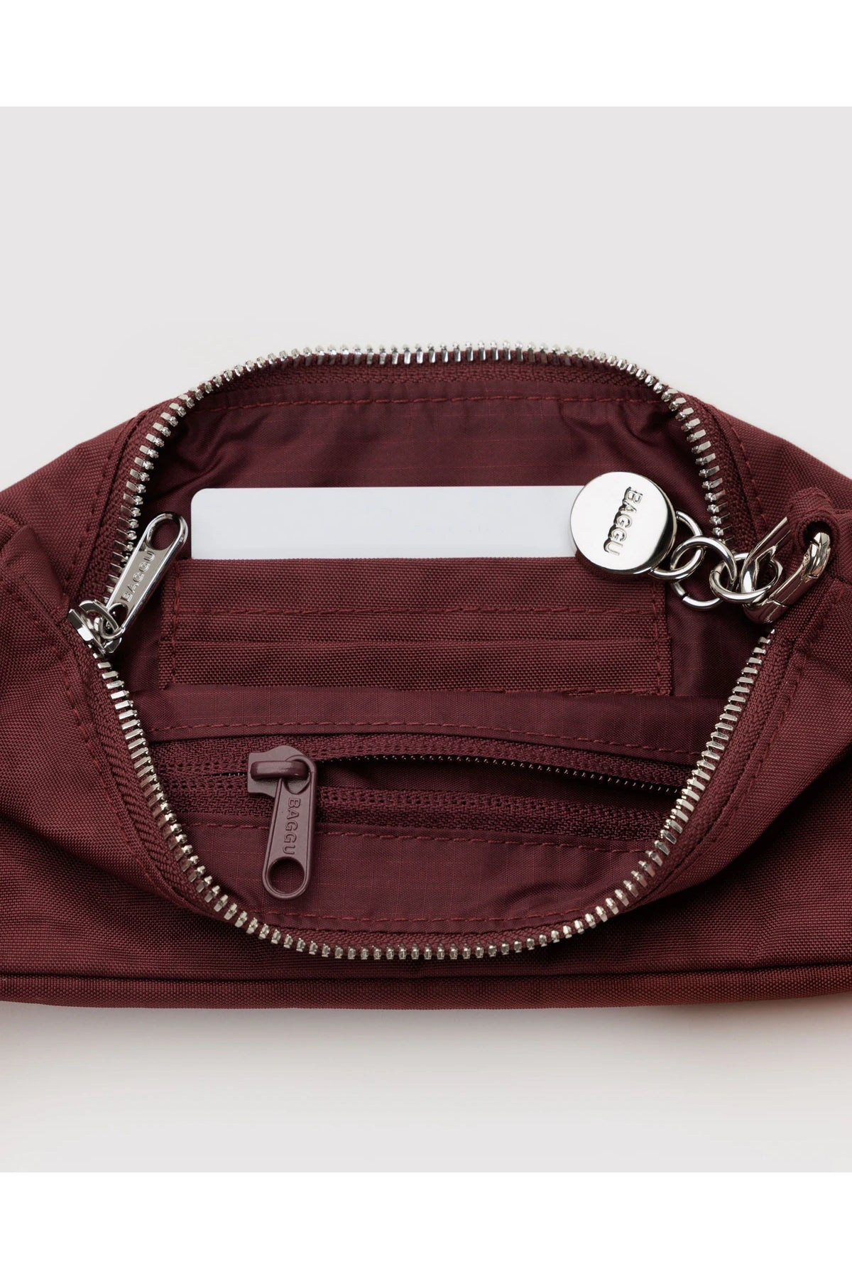 Nylon Pochette Mahogany