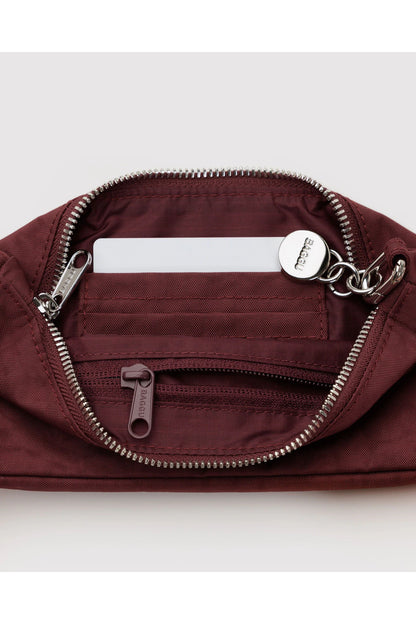 Nylon Pochette Mahogany