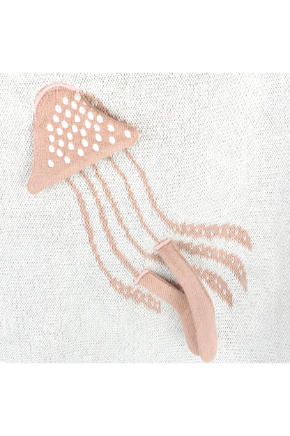 Ocean Jellyfish 3D Knit Baby Blanket
