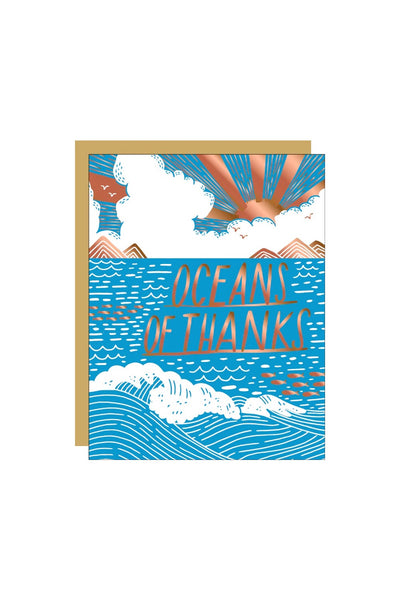 Oceans of Thanks Card