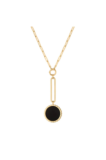 Odeon Onyx Drop Charm
