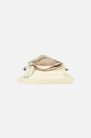 Off White Merx Fold-Over Bag