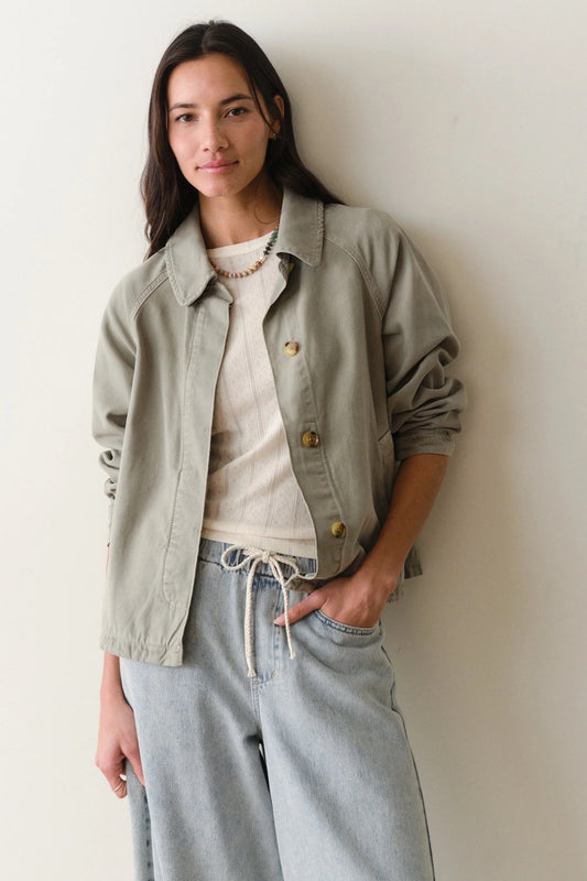 Olivia Cropped Trench