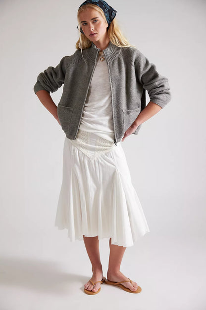 On It Zip-Up Cardigan