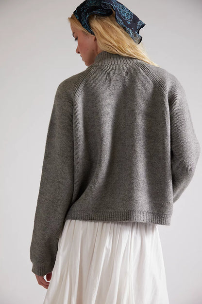 On It Zip-Up Cardigan