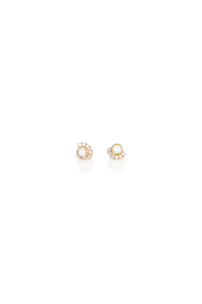 Opal & Diamond Parisian Sunset Studs