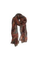 Orange Paint Splash Scarf