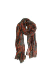 Orange Paint Splash Scarf