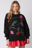 Ornaments Sequin Sweatshirt