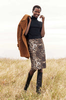 Osa Leopard Skirt