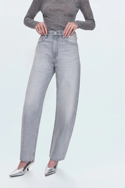 Wes High Rise Barrel Jean