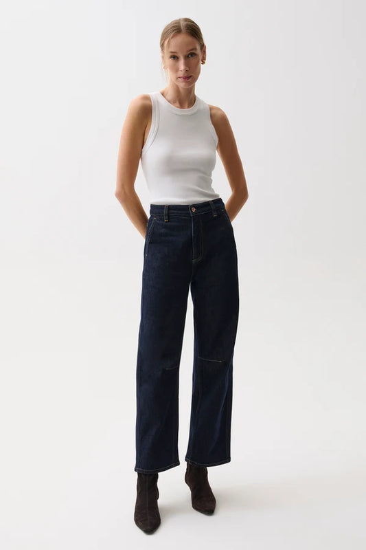 Beau Seamed Crescent Jean