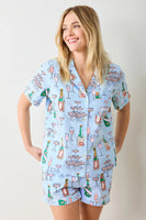 Champagne Tower Short PJ Set