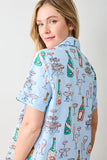 Champagne Tower Short PJ Set