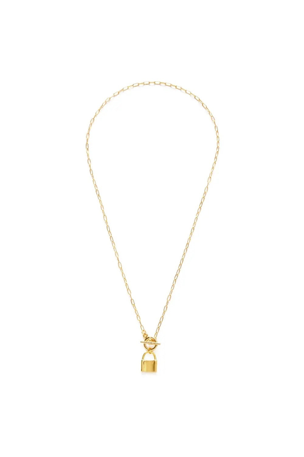 Padlock Toggle Necklace