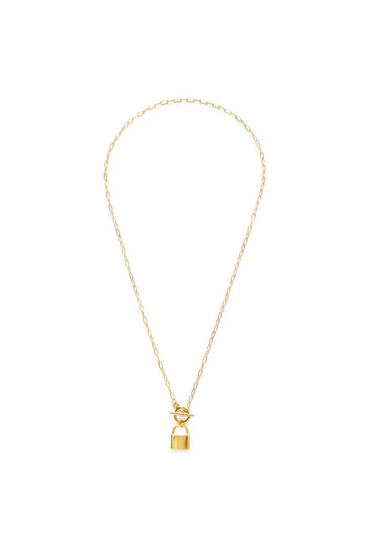 Padlock Toggle Necklace