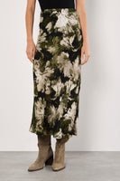 Painterly Floral Slip Skirt