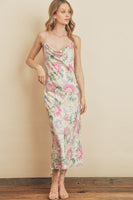 Paisley Floral Midi Dress