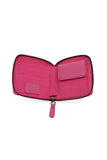 Palmer Square Zip Around Wallet Magenta