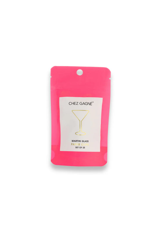 Paper Clip Pack Martini Glass