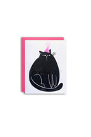 Party Cat Risograph Card