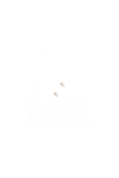 Payton Pearl Screwback Studs White