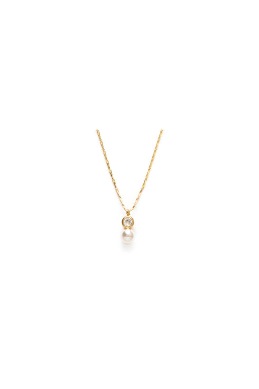 Pearl and Crystal Necklace