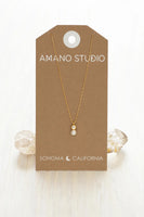 Pearl and Crystal Necklace