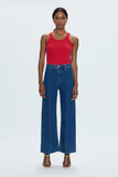 Penny Pintuck High Rise Wide Jean