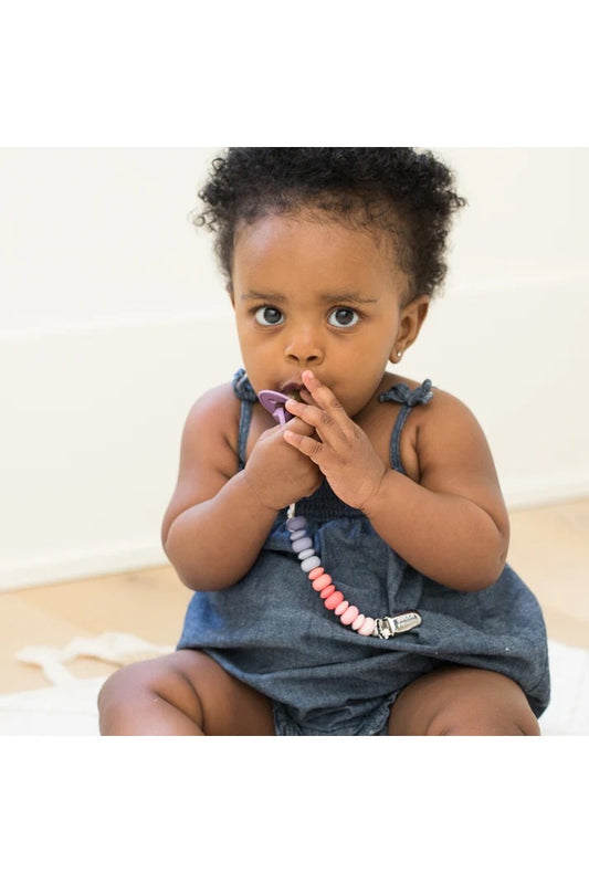 Pinks Multi Pacifier Clip