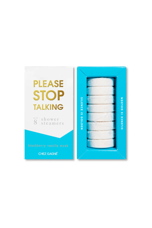 Please Stop Talking Shower Steamers