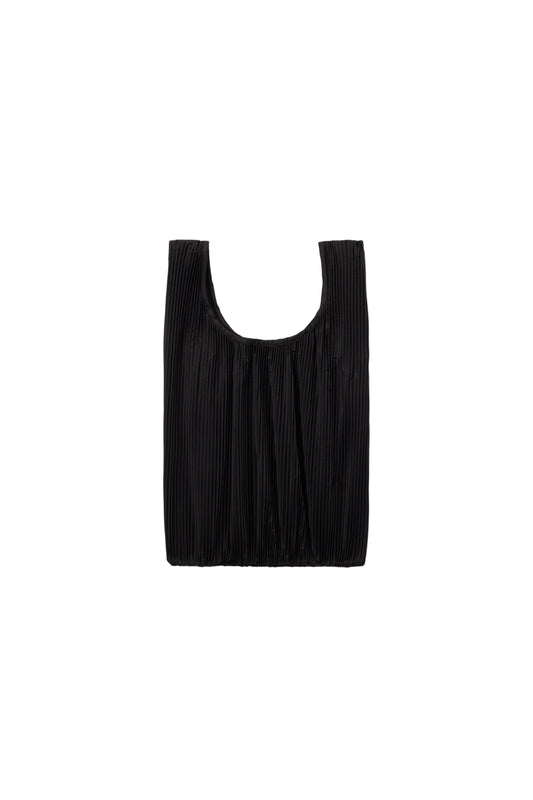 Pleated Baggu Black